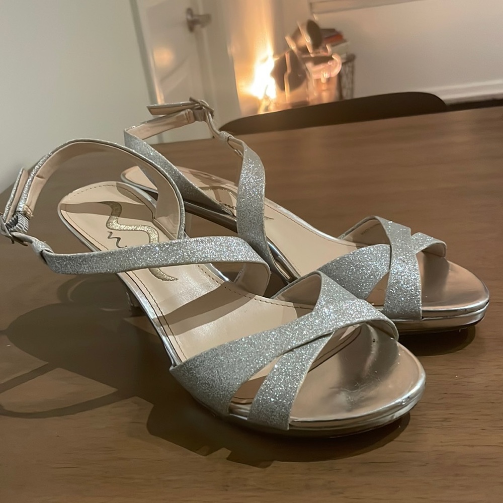 Silver heels